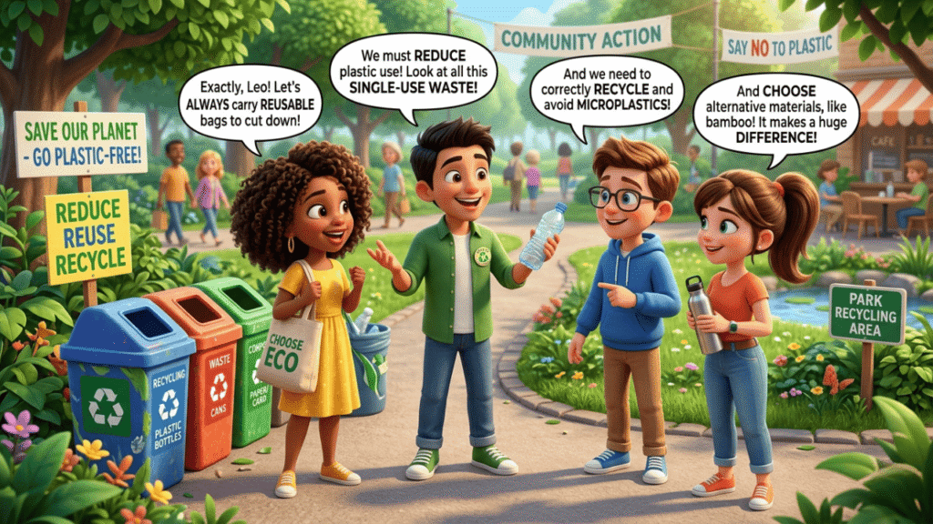 plastic waste vocabulary for IELTS Speaking