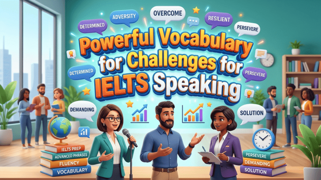 Vocabulary for Challenges for IELTS Speaking