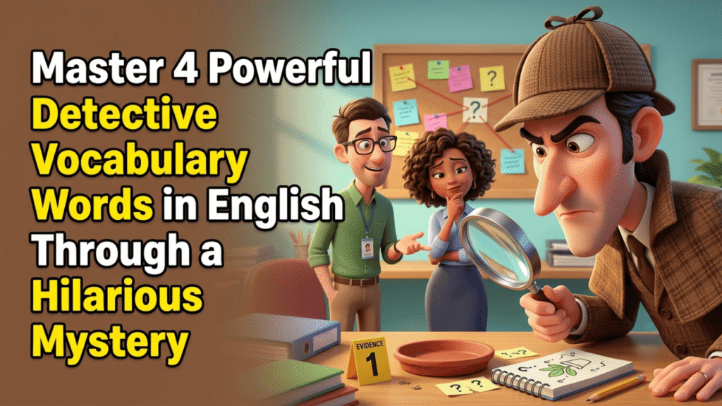 detective vocabulary in English